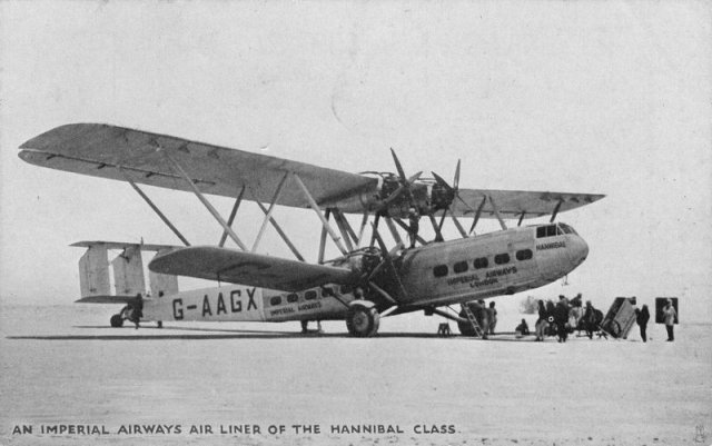 imperial airways g-aagx hp42 hannibal 0738-0001